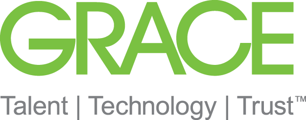 Grace logo with tagline color png